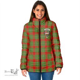 Scottish Grierson Clan Crest Tartan Padded Jacket with Family Crest - Tartan Plaid Jacket ScotsTee Shop - Tartan Plaid - scotstee.com