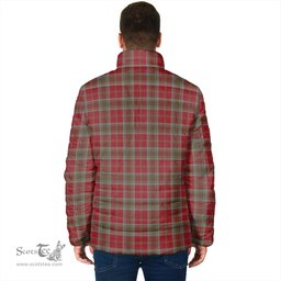 Scottish Lindsay Weathered Clan Crest Tartan Padded Jacket with Family Crest - Tartan Plaid Jacket ScotsTee Shop - Tartan Plaid - scotstee.com