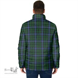 Scottish MacIntyre Clan Crest Tartan Padded Jacket with Family Crest - Tartan Plaid Jacket ScotsTee Shop - Tartan Plaid - scotstee.com