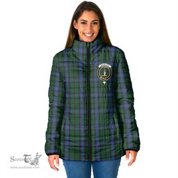 Scottish MacIntyre Clan Crest Tartan Padded Jacket with Family Crest - Tartan Plaid Jacket ScotsTee Shop - Tartan Plaid - scotstee.com