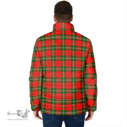 Scottish Lennox Modern Clan Crest Tartan Padded Jacket with Family Crest - Tartan Plaid Jacket ScotsTee Shop - Tartan Plaid - scotstee.com