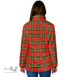 Scottish Lennox Modern Clan Crest Tartan Padded Jacket with Family Crest - Tartan Plaid Jacket ScotsTee Shop - Tartan Plaid - scotstee.com