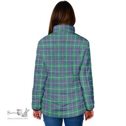 Scottish Inglis Ancient Clan Crest Tartan Padded Jacket with Family Crest - Tartan Plaid Jacket ScotsTee Shop - Tartan Plaid - scotstee.com