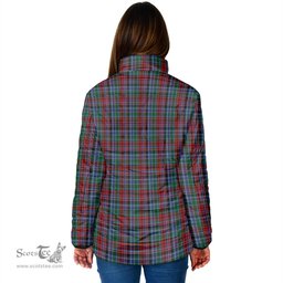 Scottish Gordon Red Clan Crest Tartan Padded Jacket with Family Crest - Tartan Plaid Jacket ScotsTee Shop - Tartan Plaid - scotstee.com