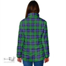 Scottish Graham of Menteith Modern Clan Crest Tartan Padded Jacket with Family Crest - Tartan Plaid Jacket ScotsTee Shop - Tartan Plaid - scotstee.com