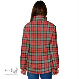 Scottish Kerr Ancient Clan Crest Tartan Padded Jacket with Family Crest - Tartan Plaid Jacket ScotsTee Shop - Tartan Plaid - scotstee.com