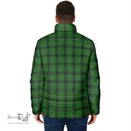 Scottish MacArthur Highland Clan Crest Tartan Padded Jacket with Family Crest - Tartan Plaid Jacket ScotsTee Shop - Tartan Plaid - scotstee.com