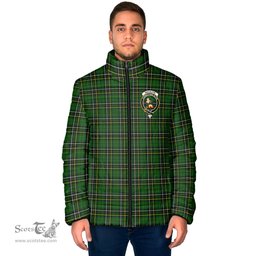 Scottish MacAlpin Modern Clan Crest Tartan Padded Jacket with Family Crest - Tartan Plaid Jacket ScotsTee Shop - Tartan Plaid - scotstee.com