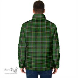 Scottish MacAlpin Modern Clan Crest Tartan Padded Jacket with Family Crest - Tartan Plaid Jacket ScotsTee Shop - Tartan Plaid - scotstee.com