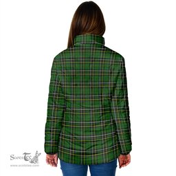 Scottish MacAlpin Modern Clan Crest Tartan Padded Jacket with Family Crest - Tartan Plaid Jacket ScotsTee Shop - Tartan Plaid - scotstee.com