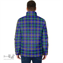 Scottish Hope Modern Clan Crest Tartan Padded Jacket with Family Crest - Tartan Plaid Jacket ScotsTee Shop - Tartan Plaid - scotstee.com