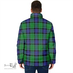 Scottish Haldane Clan Crest Tartan Padded Jacket with Family Crest - Tartan Plaid Jacket ScotsTee Shop - Tartan Plaid - scotstee.com