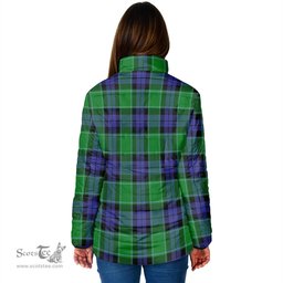 Scottish Haldane Clan Crest Tartan Padded Jacket with Family Crest - Tartan Plaid Jacket ScotsTee Shop - Tartan Plaid - scotstee.com