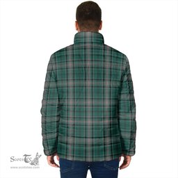 Scottish Kelly of Sleat Hunting Clan Crest Tartan Padded Jacket with Family Crest - Tartan Plaid Jacket ScotsTee Shop - Tartan Plaid - scotstee.com
