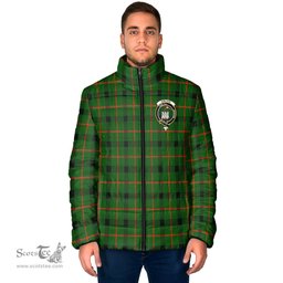 Scottish Kincaid Modern Clan Crest Tartan Padded Jacket with Family Crest - Tartan Plaid Jacket ScotsTee Shop - Tartan Plaid - scotstee.com