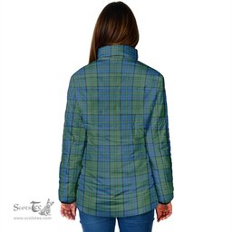 Scottish Lockhart Clan Crest Tartan Padded Jacket with Family Crest - Tartan Plaid Jacket ScotsTee Shop - Tartan Plaid - scotstee.com