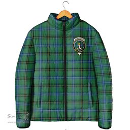 Scottish Henderson Ancient Clan Crest Tartan Padded Jacket with Family Crest - Tartan Plaid Jacket ScotsTee Shop - Tartan Plaid - scotstee.com