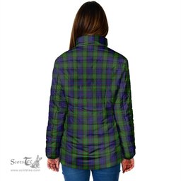 Scottish Gunn Clan Crest Tartan Padded Jacket with Family Crest - Tartan Plaid Jacket ScotsTee Shop - Tartan Plaid - scotstee.com