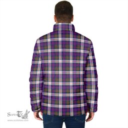 Scottish MacDonald Dress Modern Clan Crest Tartan Padded Jacket with Family Crest - Tartan Plaid Jacket ScotsTee Shop - Tartan Plaid - scotstee.com