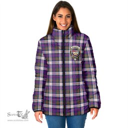 Scottish MacDonald Dress Modern Clan Crest Tartan Padded Jacket with Family Crest - Tartan Plaid Jacket ScotsTee Shop - Tartan Plaid - scotstee.com