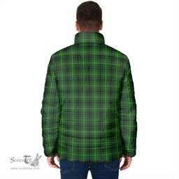 Scottish MacArthur Clan Crest Tartan Padded Jacket with Family Crest - Tartan Plaid Jacket ScotsTee Shop - Tartan Plaid - scotstee.com