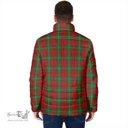 Scottish Lennox Clan Crest Tartan Padded Jacket with Family Crest - Tartan Plaid Jacket ScotsTee Shop - Tartan Plaid - scotstee.com
