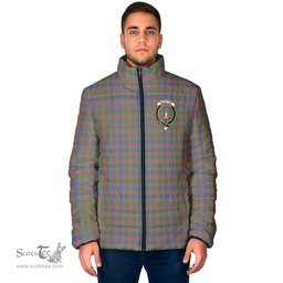 Scottish MacIntyre Ancient Clan Crest Tartan Padded Jacket with Family Crest - Tartan Plaid Jacket ScotsTee Shop - Tartan Plaid - scotstee.com