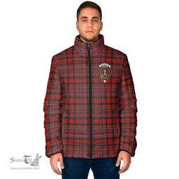 Scottish MacAlister Clan Crest Tartan Padded Jacket with Family Crest - Tartan Plaid Jacket ScotsTee Shop - Tartan Plaid - scotstee.com