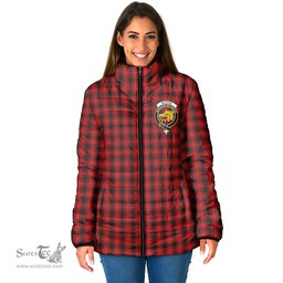 Scottish MacIver Clan Crest Tartan Padded Jacket with Family Crest - Tartan Plaid Jacket ScotsTee Shop - Tartan Plaid - scotstee.com