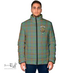 Scottish MacIntosh Hunting Ancient Clan Crest Tartan Padded Jacket with Family Crest - Tartan Plaid Jacket ScotsTee Shop - Tartan Plaid - scotstee.com