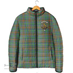Scottish MacIntosh Hunting Ancient Clan Crest Tartan Padded Jacket with Family Crest - Tartan Plaid Jacket ScotsTee Shop - Tartan Plaid - scotstee.com