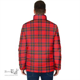 Scottish MacGillivray Modern Clan Crest Tartan Padded Jacket with Family Crest - Tartan Plaid Jacket ScotsTee Shop - Tartan Plaid - scotstee.com