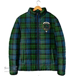 Scottish MacKie Clan Crest Tartan Padded Jacket with Family Crest - Tartan Plaid Jacket ScotsTee Shop - Tartan Plaid - scotstee.com