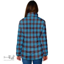 Scottish Home Ancient Clan Crest Tartan Padded Jacket with Family Crest - Tartan Plaid Jacket ScotsTee Shop - Tartan Plaid - scotstee.com