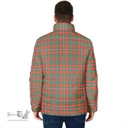 Scottish MacKinnon Ancient Clan Crest Tartan Padded Jacket with Family Crest - Tartan Plaid Jacket ScotsTee Shop - Tartan Plaid - scotstee.com
