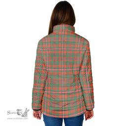 Scottish MacKinnon Ancient Clan Crest Tartan Padded Jacket with Family Crest - Tartan Plaid Jacket ScotsTee Shop - Tartan Plaid - scotstee.com