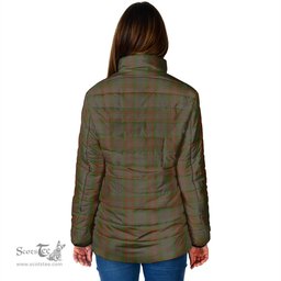 Scottish Gray Clan Crest Tartan Padded Jacket with Family Crest - Tartan Plaid Jacket ScotsTee Shop - Tartan Plaid - scotstee.com