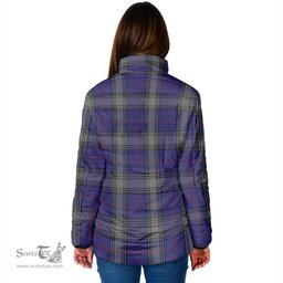 Scottish Kinnaird Clan Crest Tartan Padded Jacket with Family Crest - Tartan Plaid Jacket ScotsTee Shop - Tartan Plaid - scotstee.com