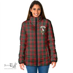 Scottish Hunter USA Clan Crest Tartan Padded Jacket with Family Crest - Tartan Plaid Jacket ScotsTee Shop - Tartan Plaid - scotstee.com