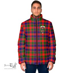 Scottish Gow of Skeoch Clan Crest Tartan Padded Jacket with Family Crest - Tartan Plaid Jacket ScotsTee Shop - Tartan Plaid - scotstee.com