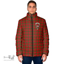 Scottish MacDonald of Sleat Clan Crest Tartan Padded Jacket with Family Crest - Tartan Plaid Jacket ScotsTee Shop - Tartan Plaid - scotstee.com
