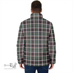 Scottish Innes Dress Clan Crest Tartan Padded Jacket with Family Crest - Tartan Plaid Jacket ScotsTee Shop - Tartan Plaid - scotstee.com