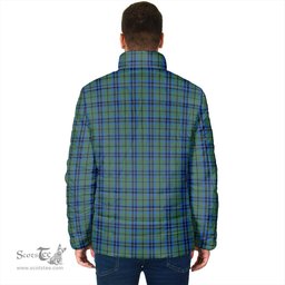 Scottish Keith Clan Crest Tartan Padded Jacket with Family Crest - Tartan Plaid Jacket ScotsTee Shop - Tartan Plaid - scotstee.com