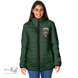 Scottish Graham Clan Crest Tartan Padded Jacket with Family Crest - Tartan Plaid Jacket ScotsTee Shop - Tartan Plaid - scotstee.com