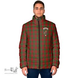 Scottish MacAulay Clan Crest Tartan Padded Jacket with Family Crest - Tartan Plaid Jacket ScotsTee Shop - Tartan Plaid - scotstee.com