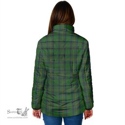 Scottish Kennedy Clan Crest Tartan Padded Jacket with Family Crest - Tartan Plaid Jacket ScotsTee Shop - Tartan Plaid - scotstee.com