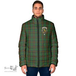 Scottish MacKintosh Hunting Clan Crest Tartan Padded Jacket with Family Crest - Tartan Plaid Jacket ScotsTee Shop - Tartan Plaid - scotstee.com