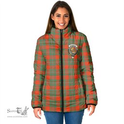 Scottish MacGregor Ancient Clan Crest Tartan Padded Jacket with Family Crest - Tartan Plaid Jacket ScotsTee Shop - Tartan Plaid - scotstee.com