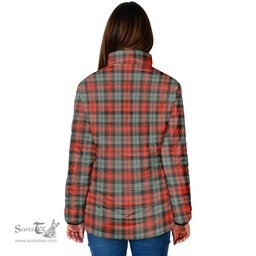 Scottish MacLachlan Weathered Clan Crest Tartan Padded Jacket with Family Crest - Tartan Plaid Jacket ScotsTee Shop - Tartan Plaid - scotstee.com