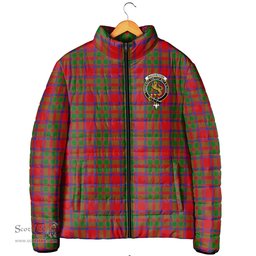 Scottish MacKintosh Modern Clan Crest Tartan Padded Jacket with Family Crest - Tartan Plaid Jacket ScotsTee Shop - Tartan Plaid - scotstee.com